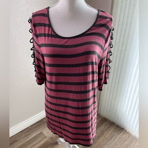 Retrology Ladies 3/4 sleeve casual top